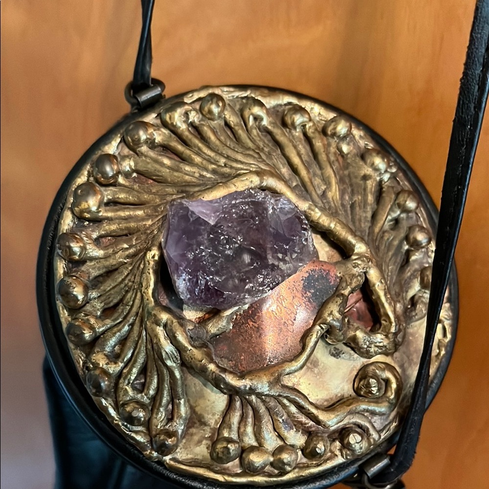 Elegant Black and Gold Mini Bag